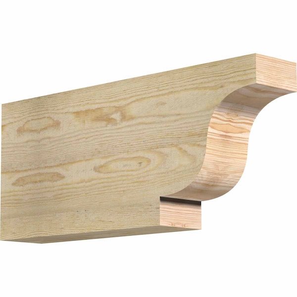 Ekena Millwork Newport Rough Sawn Rafter Tail, Douglas Fir, 4"W x 10"H x 24"L RFT04X10X24NEW00RDF - main